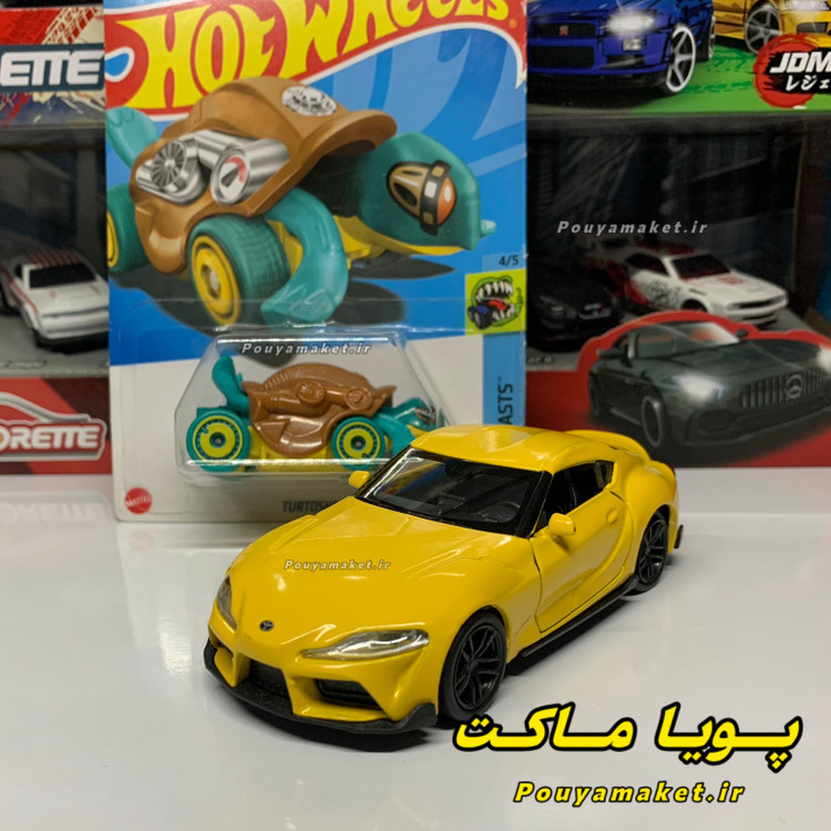 ماکت ماشین فلزی تویوتا سوپرا Toyota Supra ویلی + هات ویلز