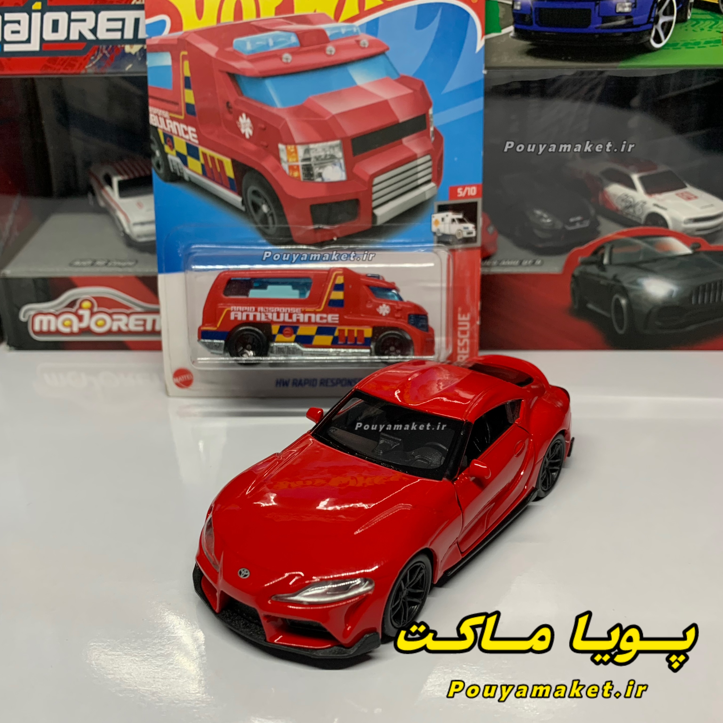 ماکت ماشین فلزی تویوتا سوپرا Toyota Supra ویلی + هات ویلز