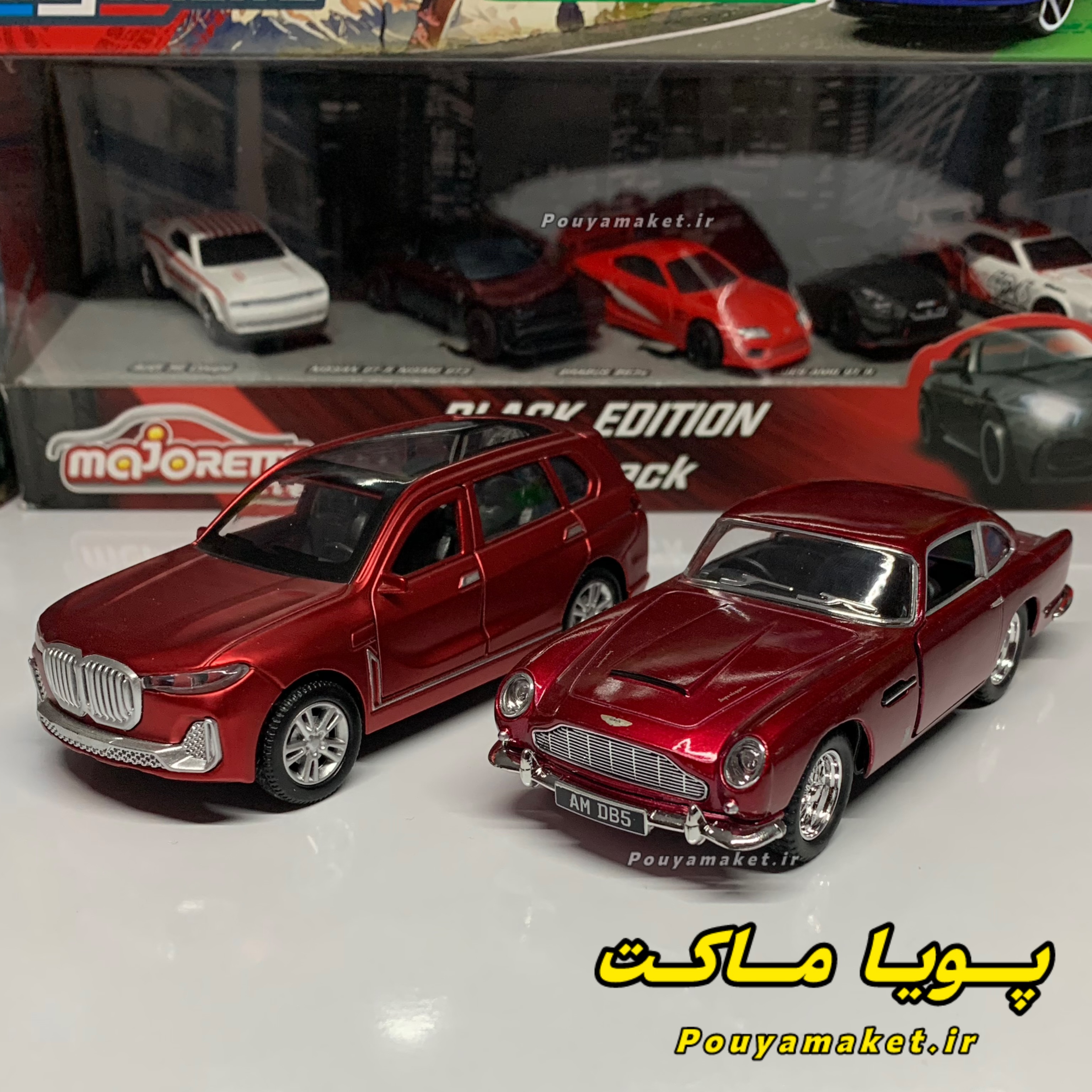 ماکت ماشین فلزی استون مارتین AstonMartin DB5 1963 کینسمارت + بی ام و X7
