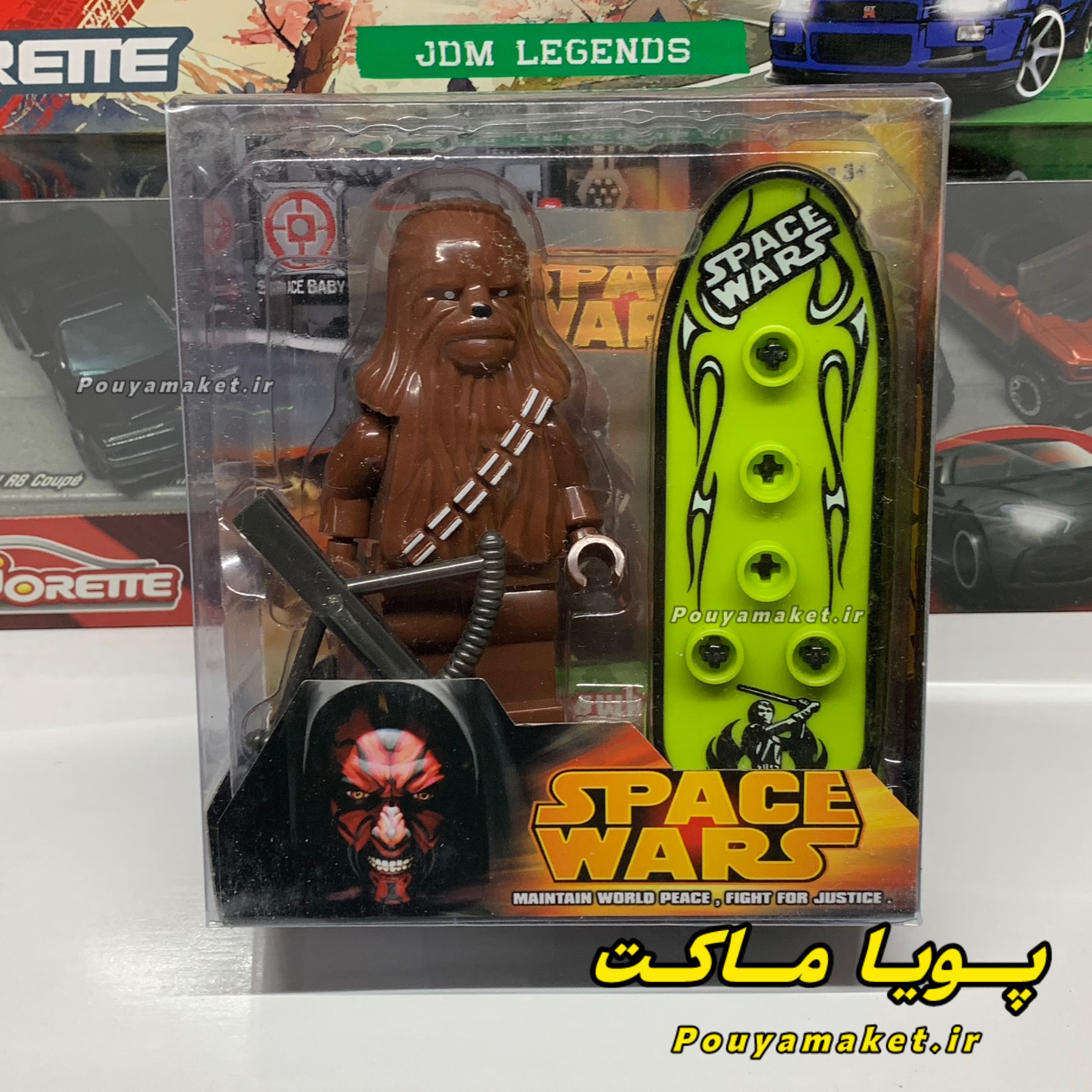 فیگور لگو  جنگ ستارگان Space Wars Chewbacca​​​​​​​ + اسکیت