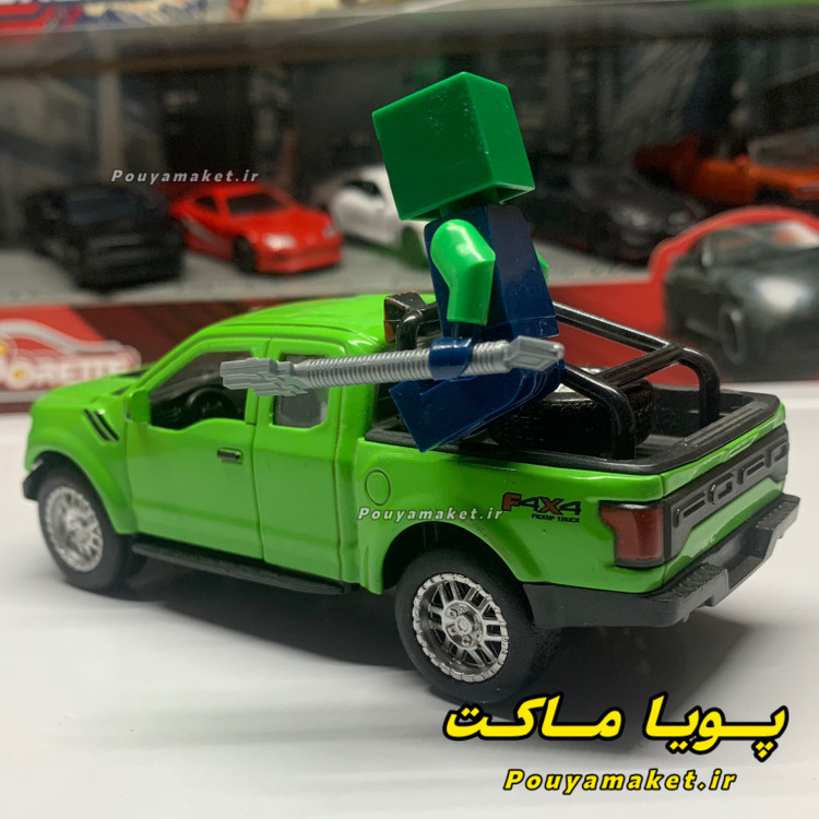 ماکت ماشین فلزی فورد رپتور + مینی فیگور ماینکرافت