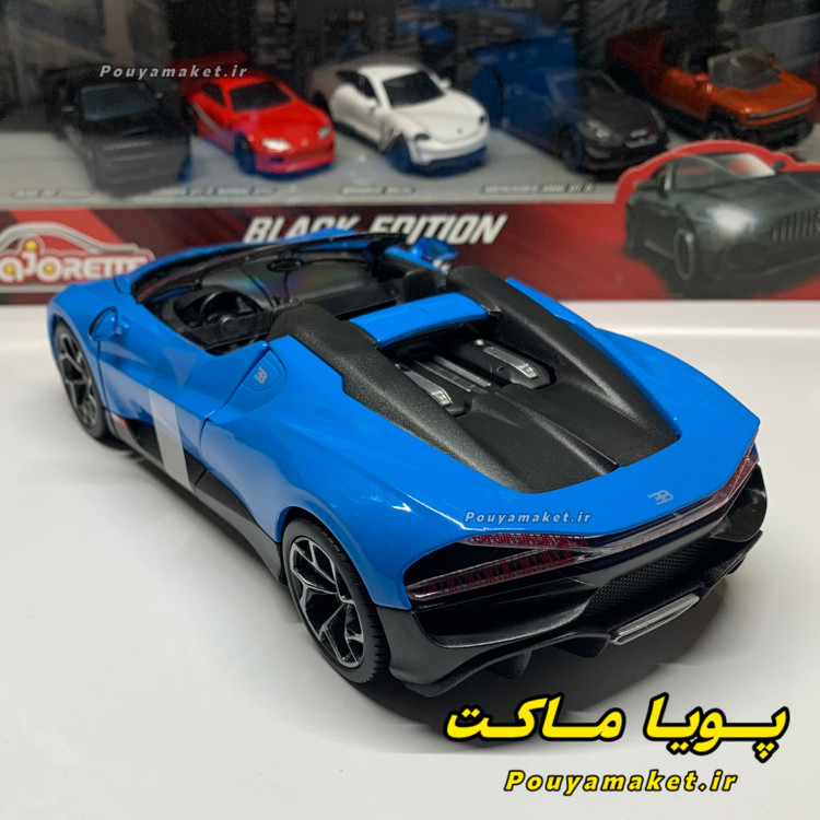 ماکت ماشین فلزی بوگاتی میسترال Bugatti W16 Mistral ویلی 1:24