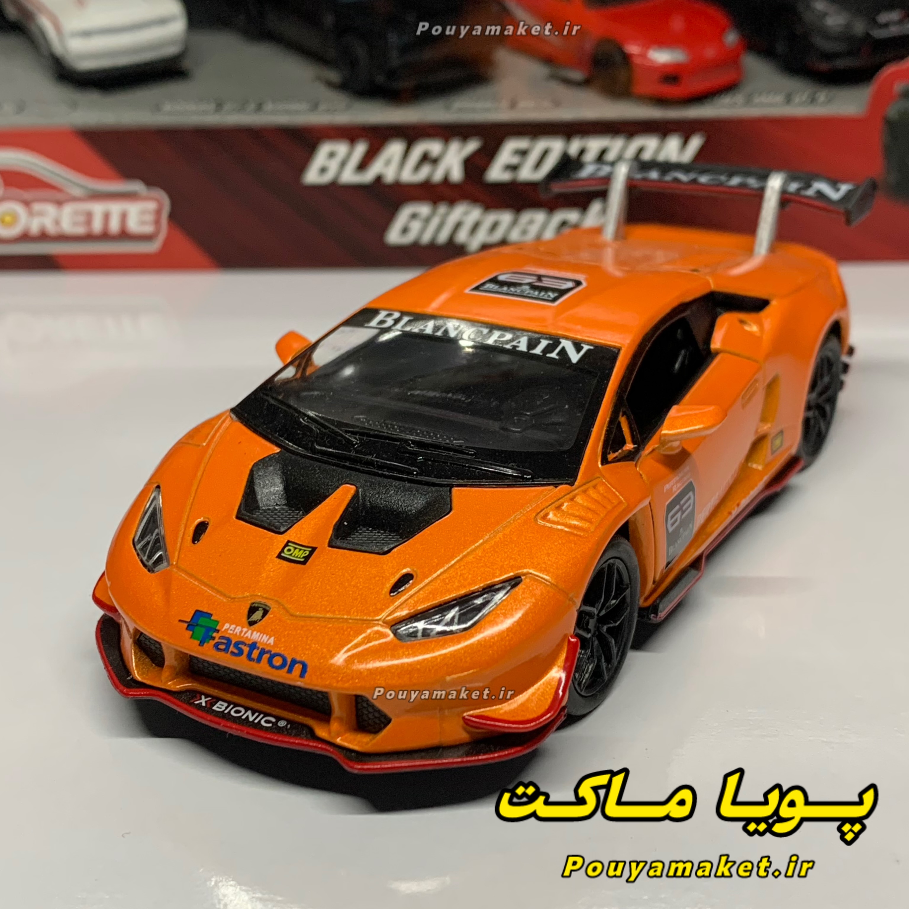 ماکت ماشین فلزی لامبورگینی هوراکان Lamborghini Huracan LP620 Super Trofeo کینسمارت