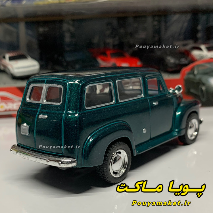 ماکت ماشین فلزی شورلت سابربن Chevrolet SUBURBAN 1950 کینسمارت