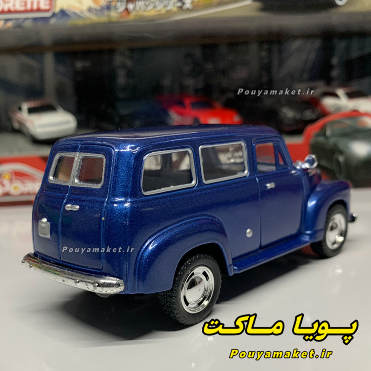ماکت ماشین فلزی شورلت سابربن Chevrolet SUBURBAN 1950 کینسمارت