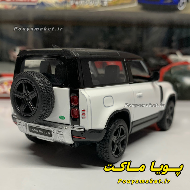 ماکت ماشین فلزی لندرور دیفندر کینسمارت Land Rover Defender