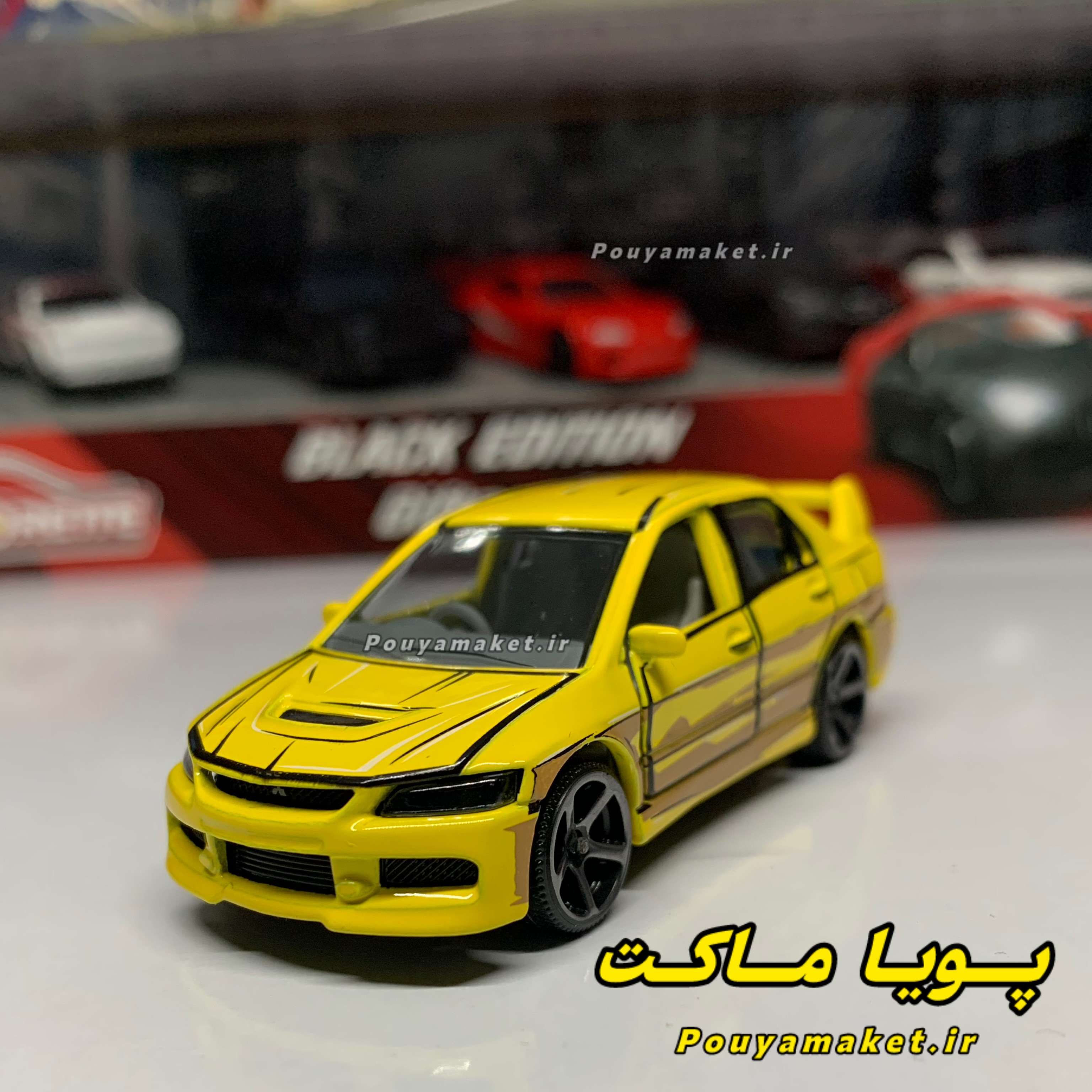 ماکت ماشین فلزی میتسوبیشی لنسر اولوشن Mitsubishi Lancer Evolution9 ماژورت 1:64