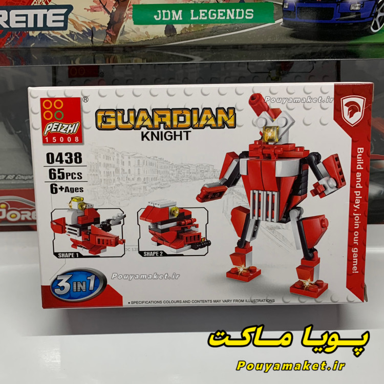 4 عدد لگو ربات تبدیل شونده (سه حالته) 254 قطعه