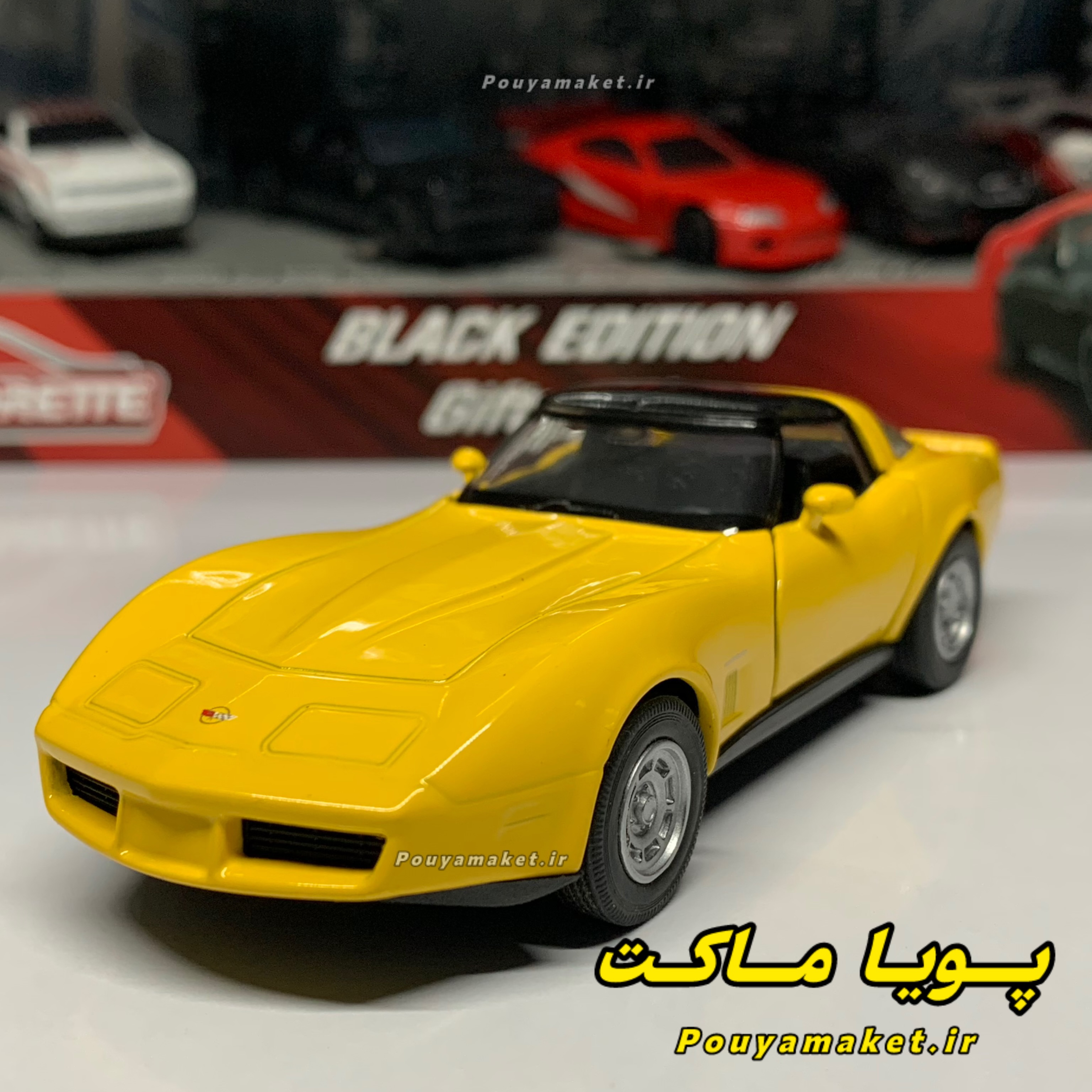 ماکت ماشین فلزی شورلت کوروت C3 1982 ویلی