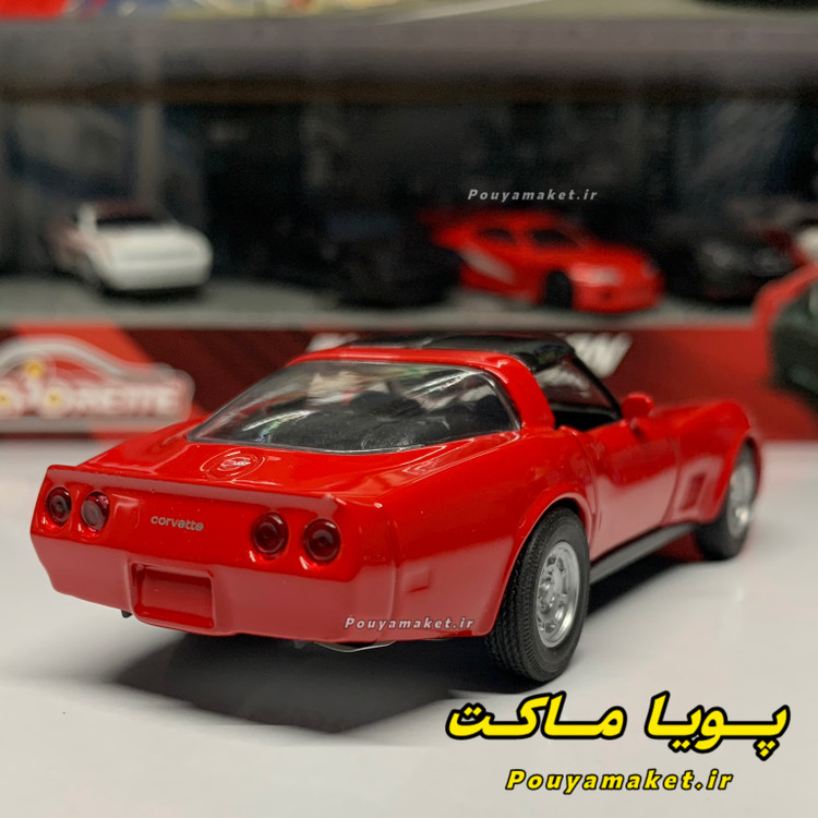 ماکت ماشین فلزی شورلت کوروت C3 1982 ویلی
