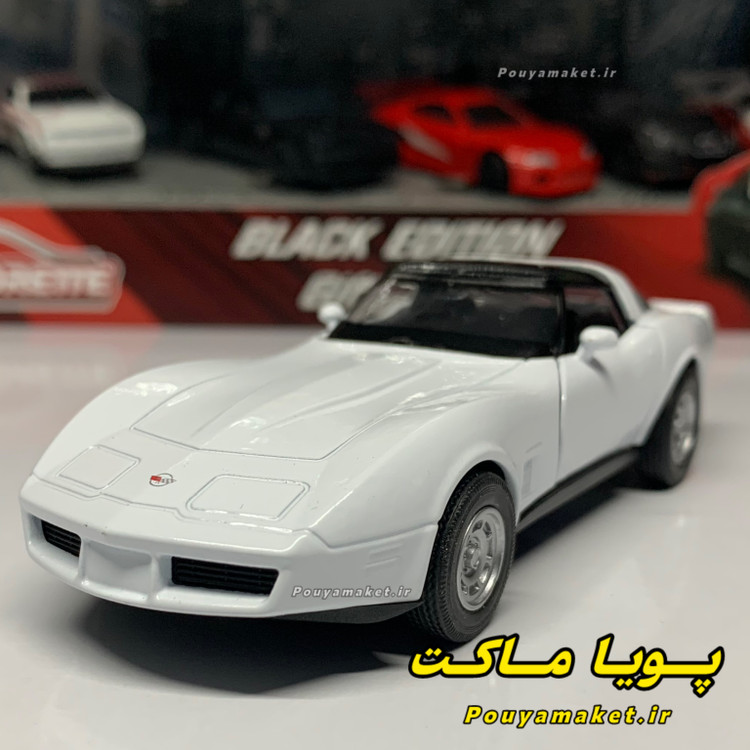 ماکت ماشین فلزی شورلت کوروت C3 1982 ویلی