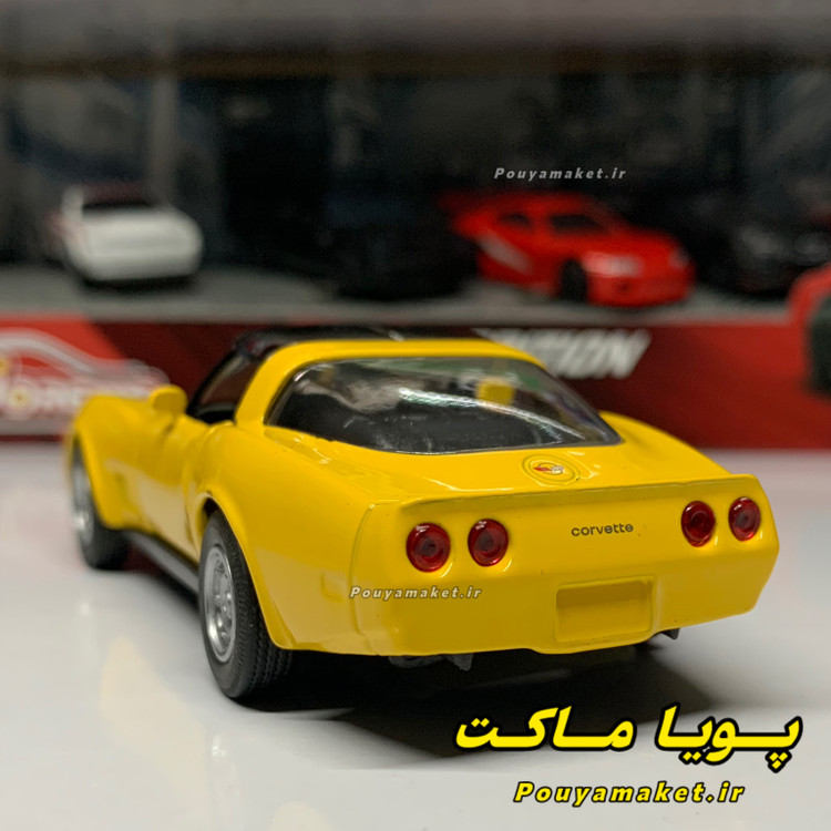 ماکت ماشین فلزی شورلت کوروت C3 1982 ویلی