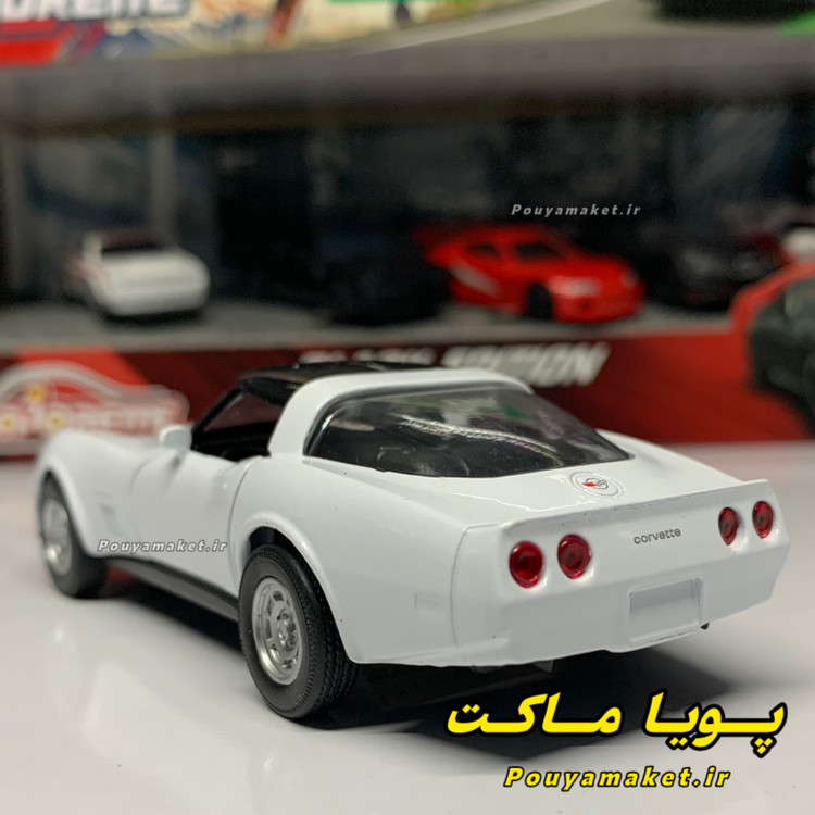 ماکت ماشین فلزی شورلت کوروت C3 1982 ویلی