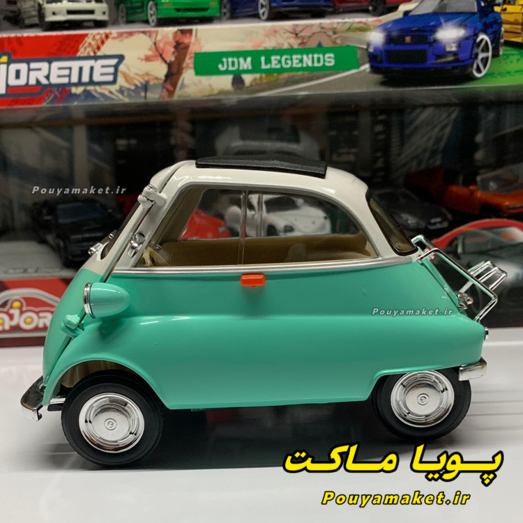 ماکت ماشین فلزی بی ام و ایزتا BMW Isetta ویلی 1:18